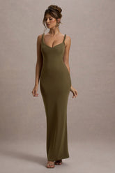 CC_HR_CL135343014-TwistOfFate-KhakiGreenTwist-NeckMaxiDress2